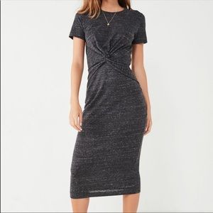 Urban Outfitters Grey knot from midi dress